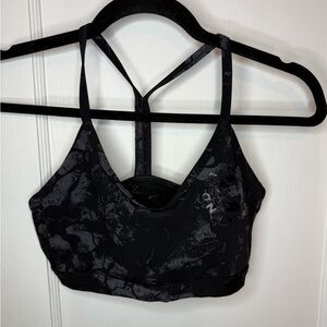 Gymshark KK Fit Sports Bra black camo size S